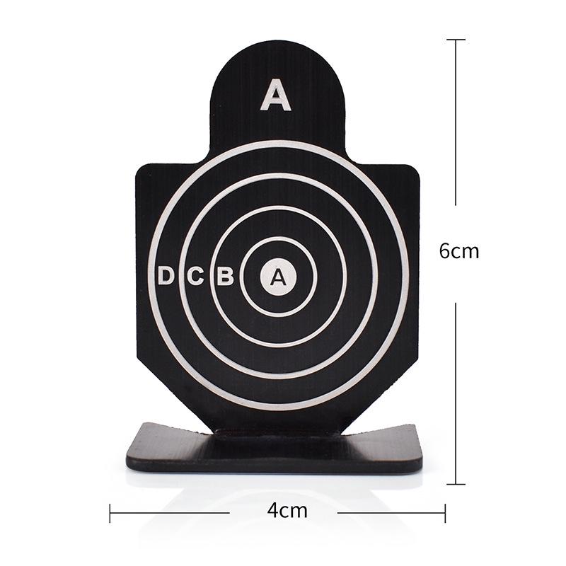 Aluminum Alloy Humanoid Soft Bullet Target for Indoor Shooting Training and Military Enthusiasts