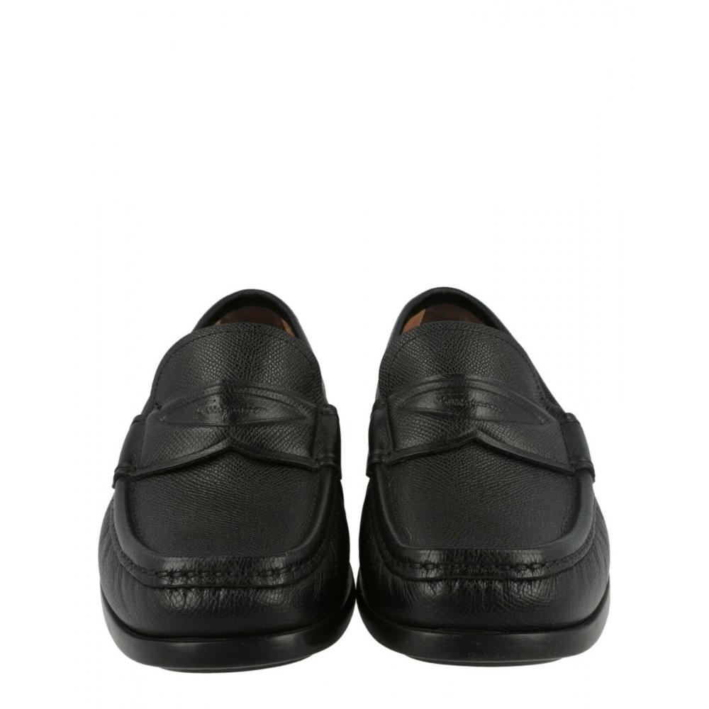 Salvatore Ferragamo Lanzarote Penny Loafers Black