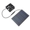 Solar Panel Fan Reduce Temperature Humidity IPX7 Waterproof Solar Powered Fan for Chicken Coop Greenhouses Pet House