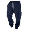Spring and Autumn new European and American sports casual pants men's sports multi-pocket trousers