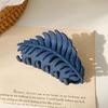 Hair Clip Frosted All-match Hair Accessories Leaf Shape Women Claw Clip for Thin/Thick Hair