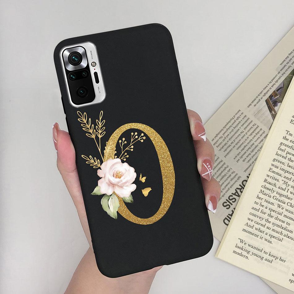 Cute Letters Case For Xiaomi Redmi Note 10 Pro Max 10S 10 S Soft Silicone Back Protective Cover Ultra Thin Slim Phone Case Funda