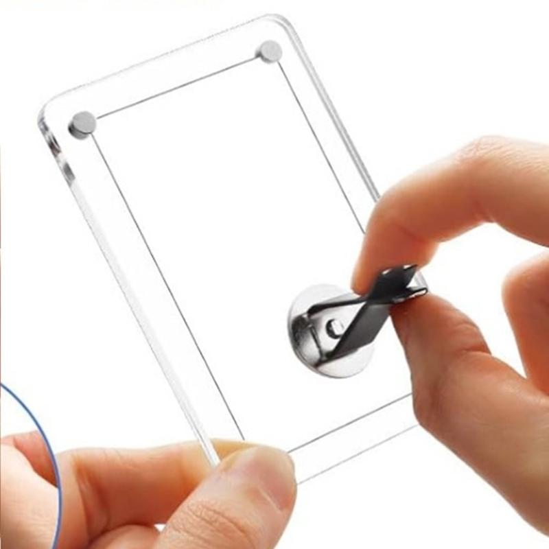 Multipurpose Car Sunvisor Frame Holder for Displaying Photos and Storing Small Items Like Cards for Organized Car Space