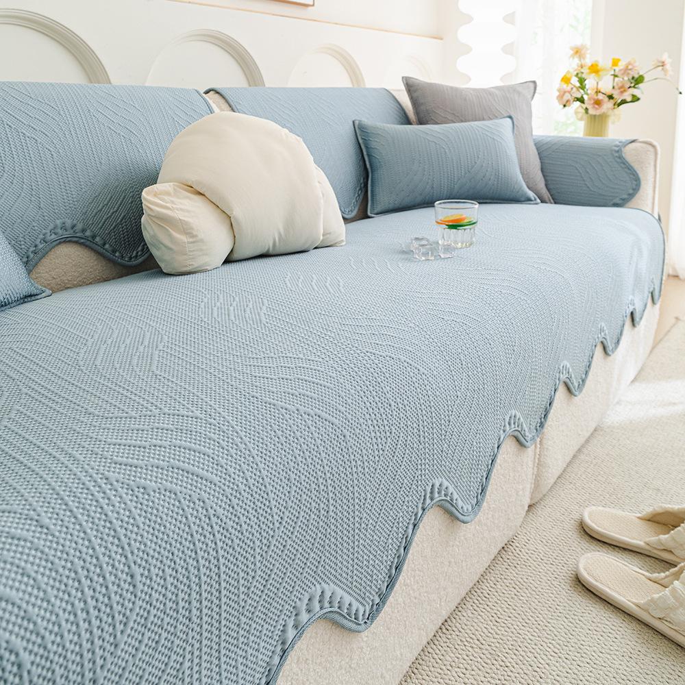 Special-Shaped Irregular Sofa Cushion  New Summer Cool Ice Silk Non-Slip Seat Cushion Summer Sofa Cover Cover Cloth