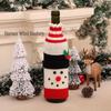 Knitted Wool Wine Bottle Cover for Christmas Decoration In Restaurants and Hotels
