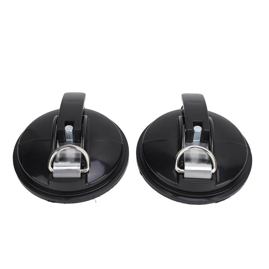 2pcs Rv Suction Cup Hooks Strong Hold Power Round Awning Suction Cup for T6 T5 T4 T6.1 Camper Caravan Motorhome Black