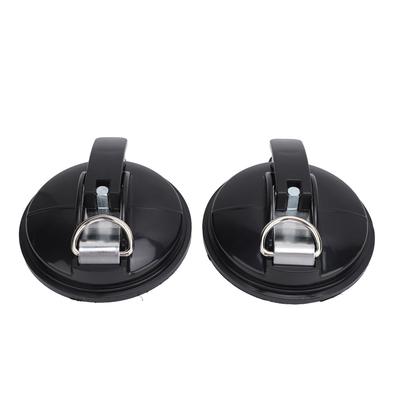 2pcs Rv Suction Cup Hooks Strong Hold Power Round Awning Suction Cup for T6 T5 T4 T6.1 Camper Caravan Motorhome Black