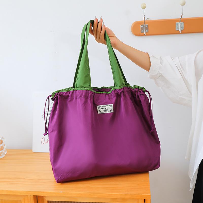 Foldable Cross-Border Travel Mommy Bag: Large Capacity, Lightweight Handbag for Shopping and Clothes Storage