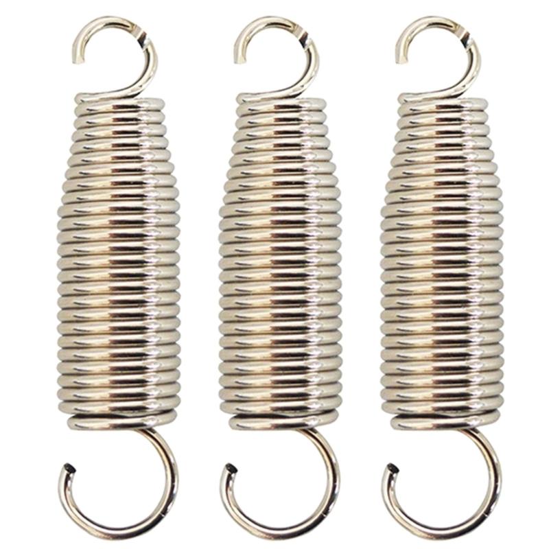 3Pcs Drum Pedal Springs Set Tensioner Drum Foot Pedal Spring Drum Extension Spring Drum Springs Accessories Replacement