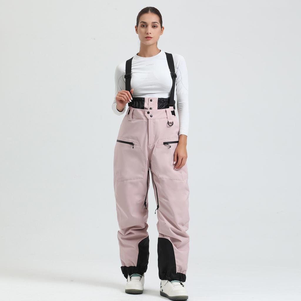 2025 New Unisex Ski Pants Women Windproof Waterproof Snow Pant Warm Breathable Thickened Winter Outdoor Snowboarding Trousers