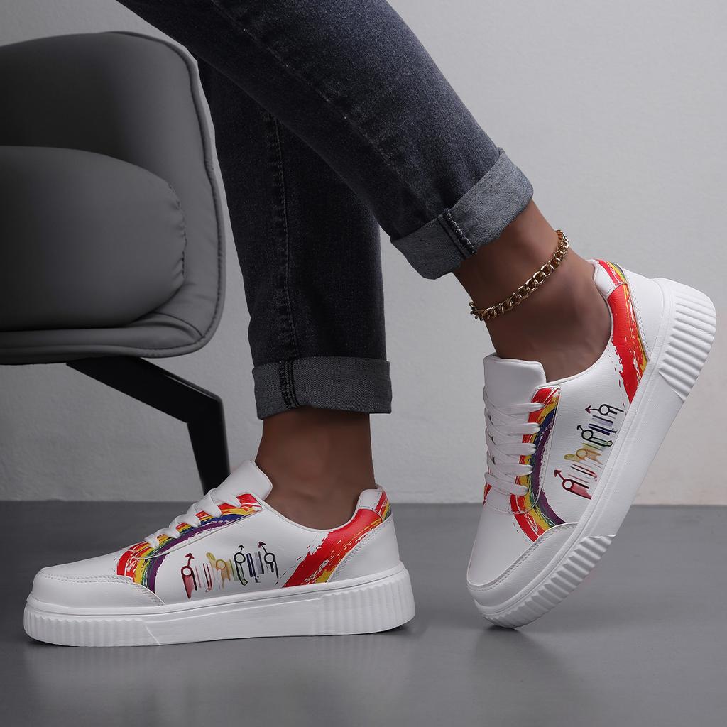 Paar Schuhe farbenfroh neu leichter Luxus Board Schuhe Sommer Freizeit Schuhe