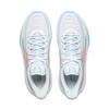 Li Ning Light Speed 4 Cushioning Slip Resistant Abrasion Resistant Rebound Low top Basketball Shoes Men's White Blue ABPW011-1