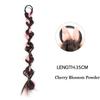 Synthetic Cool Girl Attachment For Braids Elastic Band Kanekalon Hair Extension Ponytail For Women Boxing Braid Hair Ponytail