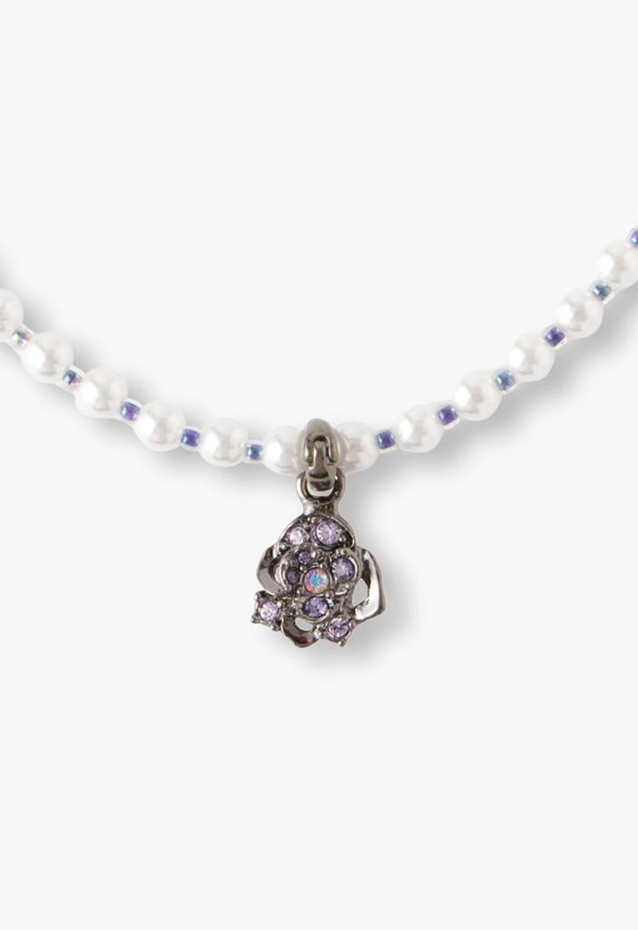 Sada 2 náhrdelníků s motivem motýla a růže SAXN049333XV [Anna Sui]