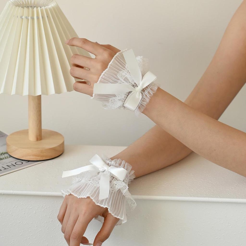 Feenhafte Schleife Glockenärmel Nail Art Manschetten - Niedliche Lolita Ärmel