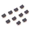10Pcs Kms221Gplfs Flat Head Small Tortoise Touch Side Button Switch Patch 4 Feet Mobile Phone Camera Touch Button