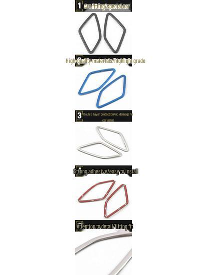 Karoq A-Pillar Speaker Ring & Triangle Speaker Cover Decoration