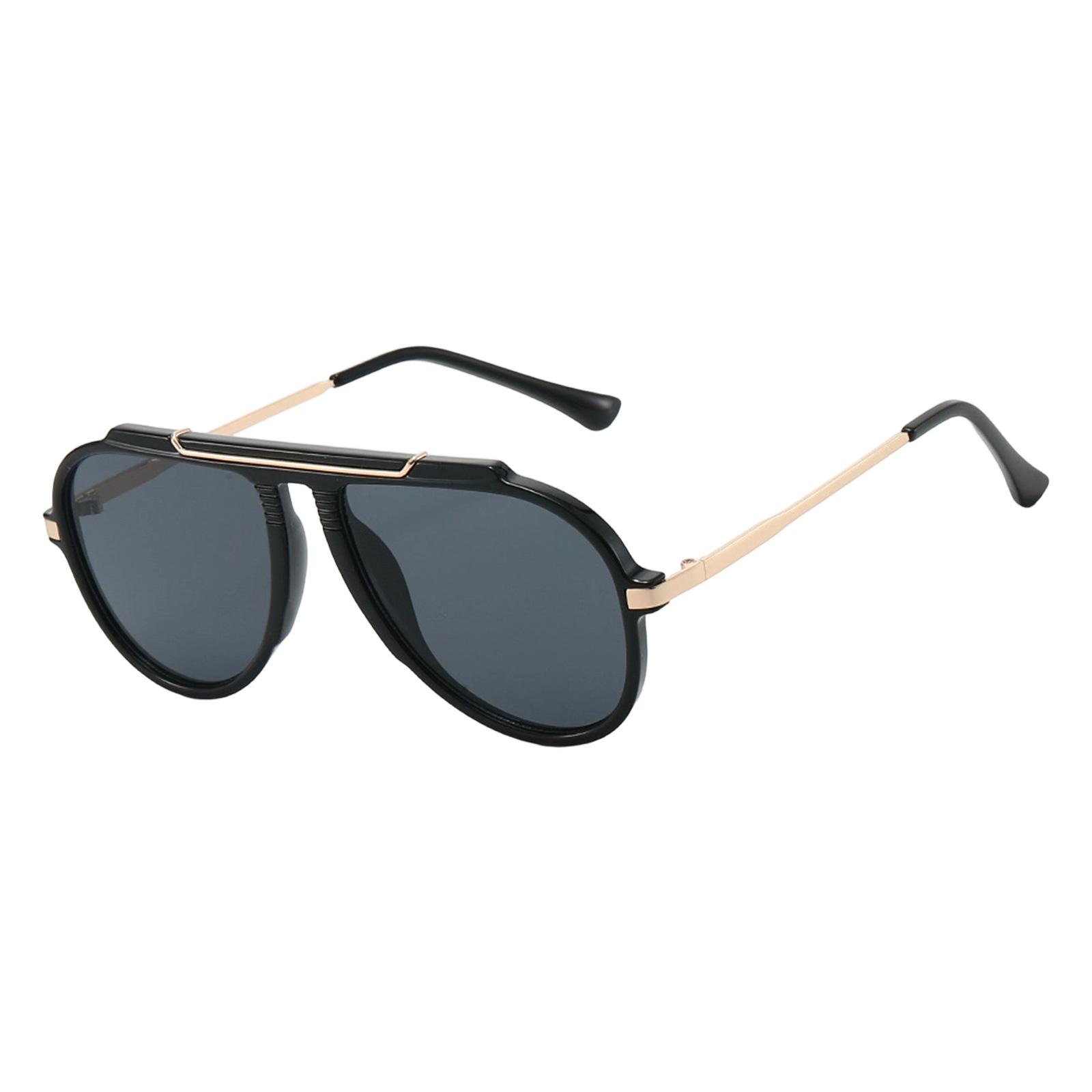 

Comfortable Wide Visiual Pilot Sunglasses with Large Frame To Reduce Nose Pressure For Adult Long Driving And Cycling 1