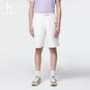 HAZZYS Men's PHIZ Sporty Casual Buckle Belt Woven Shorts