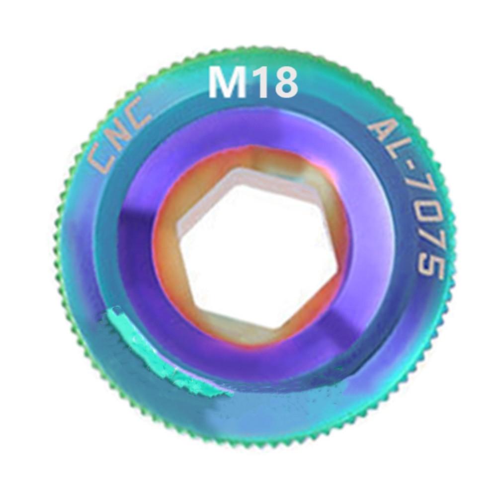 M18 M19 M20 Aluminum Alloy MTB Bicycle Crank Screw Cap Road Mountain Bike Crankset Cover Caps Bolt Fit For SHIMANO JIANKUN IXF