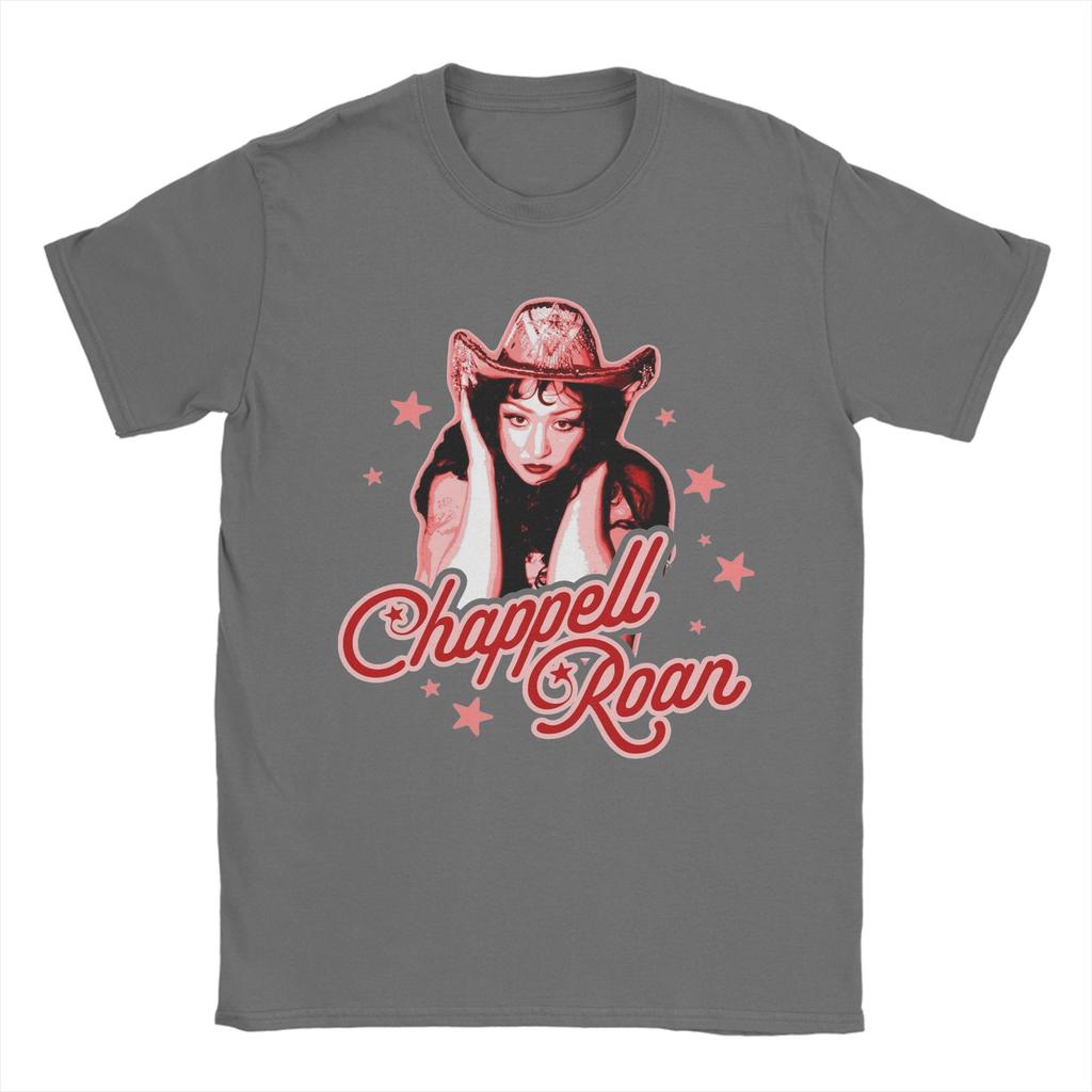 Awesome Cowboy Girl Chappell Roan TShirt for Unisex Round Neck 100 Cotton T Shirt Short Sleeve Tee Shirt Graphic Clothes