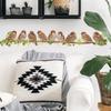 Chinese Style Watercolor Birds On Branch Wall Sticker Self-Adhesive Removable for Bedroom Living Room Hallway Home Decor Art