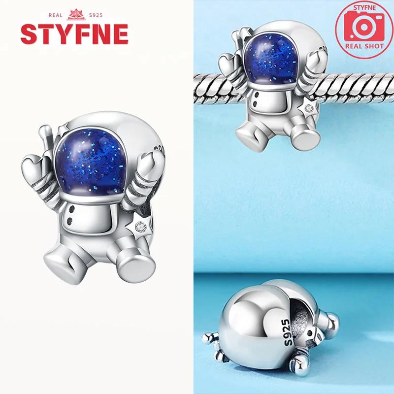 Coppercute Astronaut Bead Shiny Starcharms For Women Birthday Fine Jewelry Party Gifts Diy Accessories