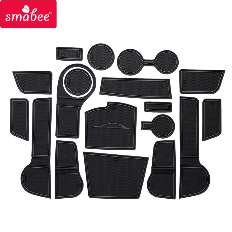 for Kia Rio 4 X-Line 2017 - 2022 2023 2024 Anti-Slip Gate Slot Cup Mat Non-slip Pad Interior Accessories 18pcs/Set