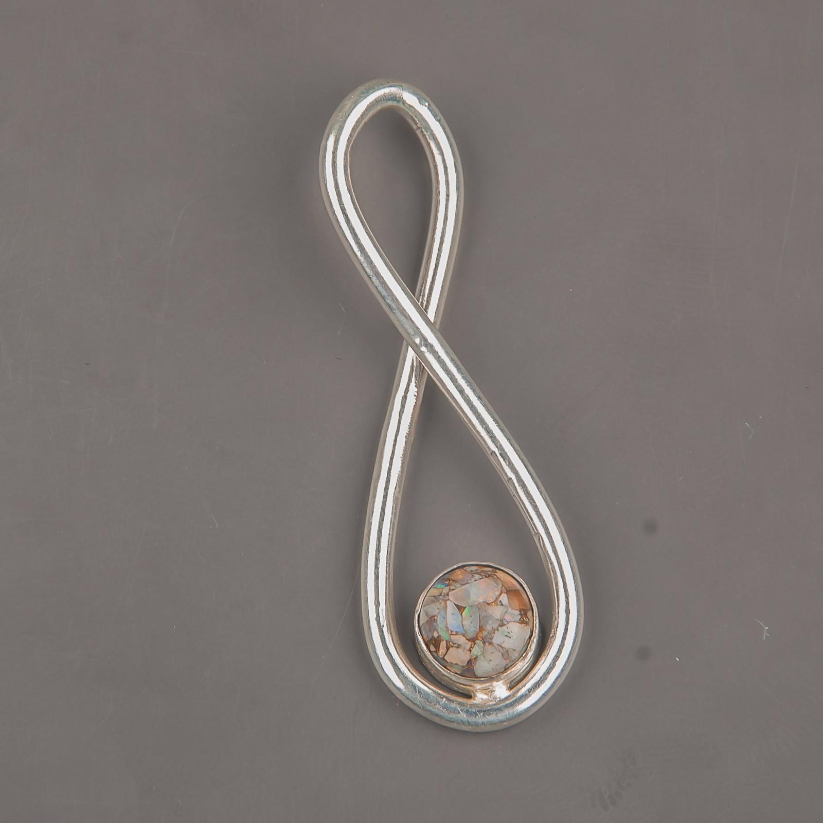 

Ethiopian Copper Turquoise Gemstone 925 Sterling Silver Jewelry Pendant 1.66 PP-20-31