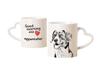 Appenzeller - Cup with a Dog, Adorable Cup with a Heart-shaped Handle, Universal Gift from the Brand