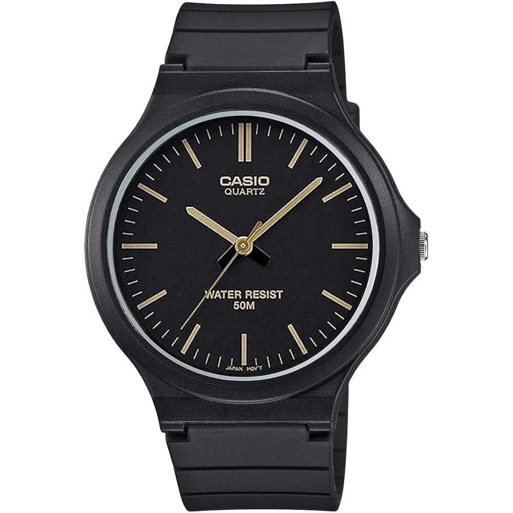 

Casio Standard Analog Quartz Watch MW-240-1E2V Men s Black Overseas Model Without Box