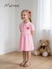 Malwee Girls' European & American Style Summer Princess Dress - Cute Short Sleeve for Little Girls