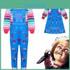 Rozkošný dětský kostým Chucky s licencí pro Halloween Dětský maškarní kostým