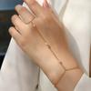 Sterling Stackable Bracelet With Moissanite Stones Gold Plated Fashion Jewelry Women