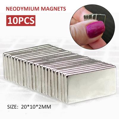 DL 10pcs  N35 Neodymium Magnet NdFeB Super Powerful Permanent Magnet Block Neodymium Magnets Magnetize Magneat