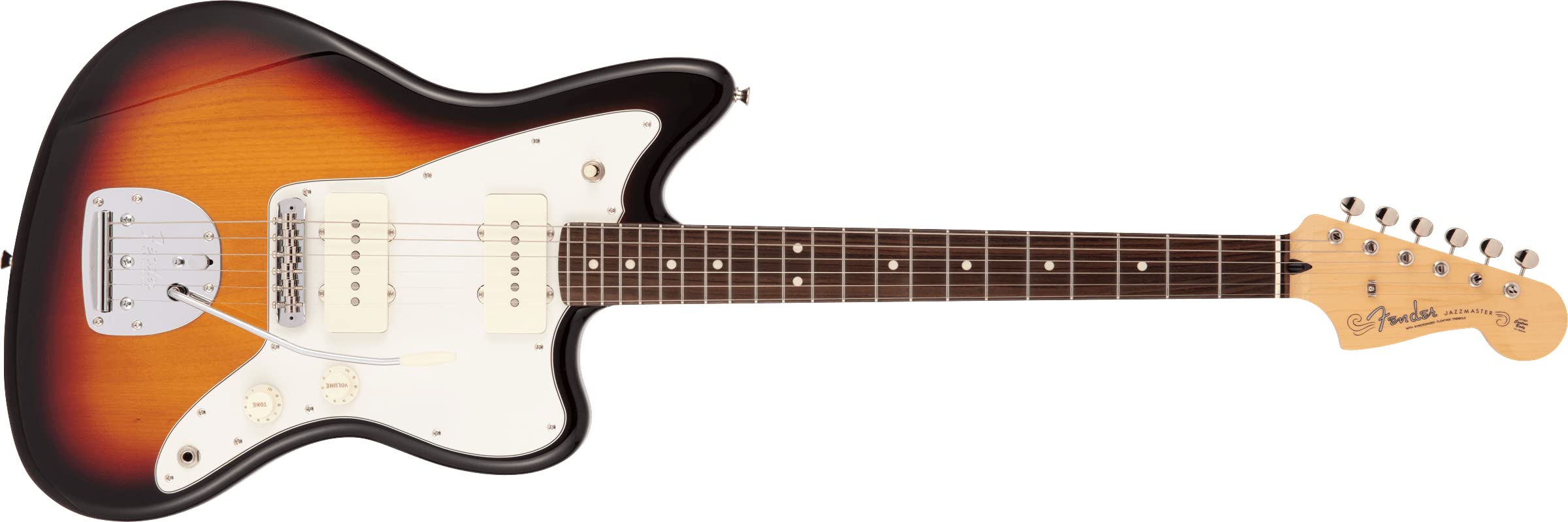

Fender Electric Guitar Made in Japan Hybrid II Jazzmaster, Rosewood Fingerboard, 3-Color Sunburst