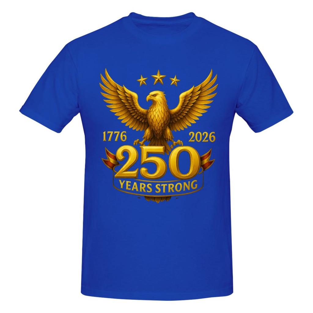Unisex American 250 Anniversary USA Awesome T Shirt Vintage Plus Size Oneck Cotton Custom Sleeve Tshirt