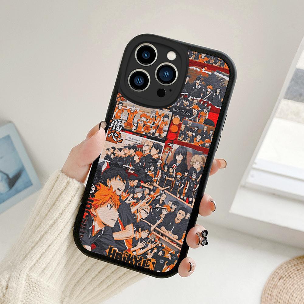 

Чехол для телефона с изображением аниме «Волейбол Haikyuu» для Iphone 14 13 11 12 Pro MAX 13 12 MiNi 7 8plus 14 13 11 PRO X XS 12 11 XR, чехлы из овечьей кожи 13 pro max