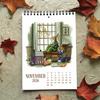 2026 Desk Calendar Animal Patterns Standing Flip Calendar Jan. 2026 - Dec. 2026 12 Monthly Calendar for Home Office