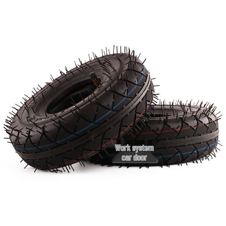 Electric ATV Beach Car with Inflatable Tires, 4.10/3.50-4 Inch, Compatible with Tiger and Little Dolphin Models