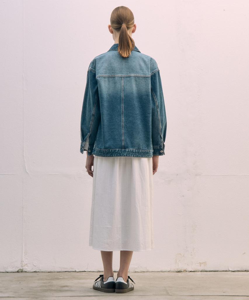 Jucyjudy Boxy Denim Work Jacket Jzjk025A