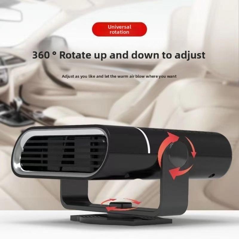 12V/24V Universal Car Heater Mini Defroster And Defogger Windshield Heater For Winter Truck Windshield Heating And Warming