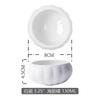 Piatto Bianco Ceramica Riccio di Mare Ciotola da Dessert Piatto Irregolare Ostrica Decorazione Ristorante Stoviglie Ciotola Condimenti Piatto Spezie
