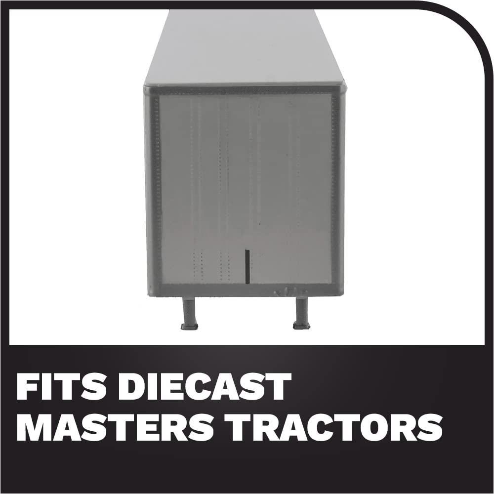 DIECAST MASTERS Wabash National 28F Pup-Anhänger Weiß Maßstabsmodell 91036 1/50