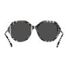 Burberry Lenses Logo Plastic Irregular Sunglasses Women's Black