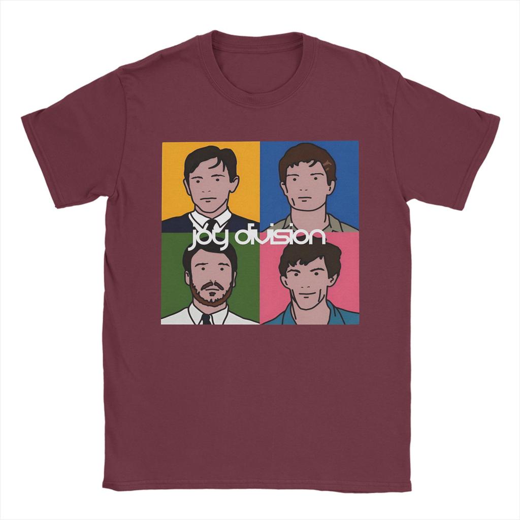 Joy Division  T Shirts Men Women's Pure Cotton Hipster T-Shirts Round Neck Punk Rock Goth Tees Short Sleeve Tops Plus Size