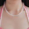 NUDOOR White Agate Necklace