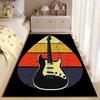 Retro Electric Guitar Design suitable as a non-slip mat for the living room or bedroom sofa