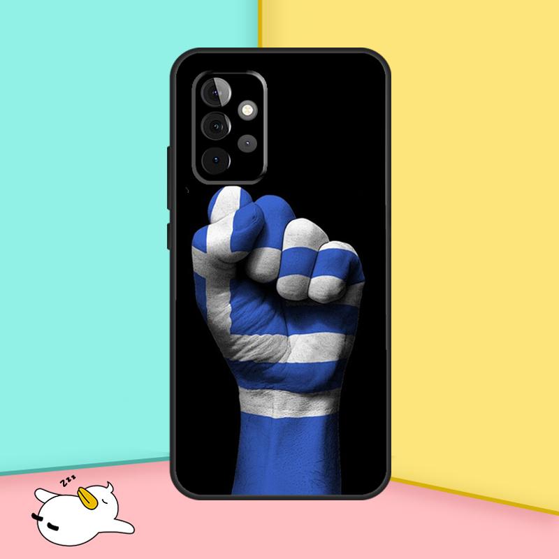 Griechenland Griechische Flagge Hülle Für Samsung Galaxy A15 A55 A35 A52 A32 A12 A16 A26 A36 A56 A53 A33 A13 A14 A34 A54 A17