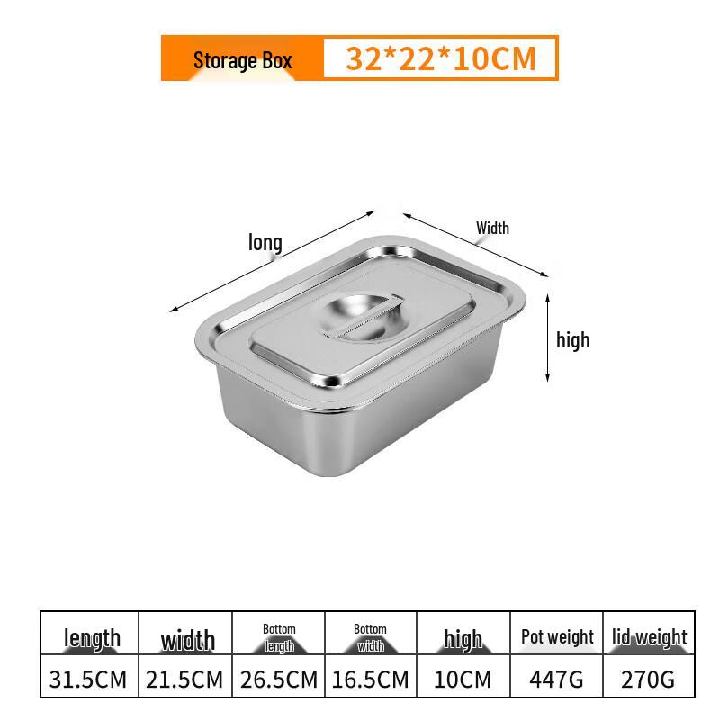 

Huihuang Commercial Stainless Steel Food Storage Container